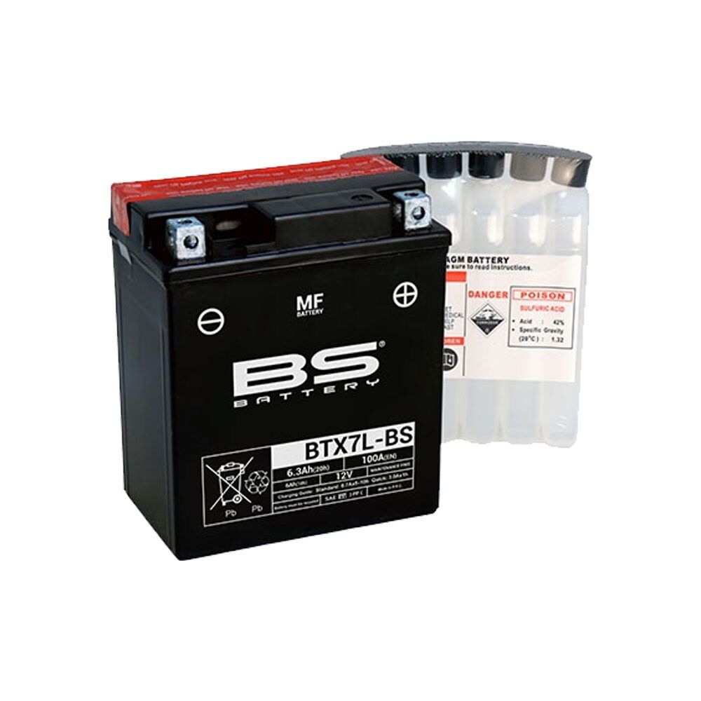 (현대Hmall) 혼다 벤리110 BS배터리 BTX7L-BS 12V 6.3Ah. YTX7L-BS