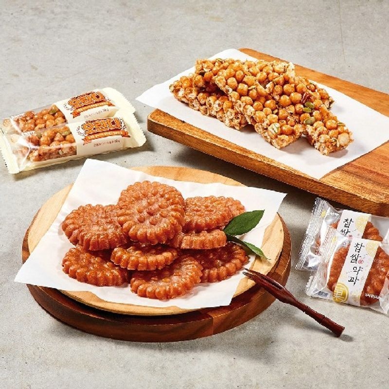 호정식품 호정가 찹쌀약과세트1kg + 호정가 오란다20개입