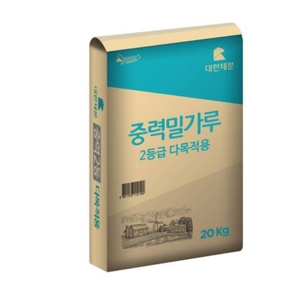 [하프클럽]곰표 중력 2등급 밀가루 20kg 1개 한박스
