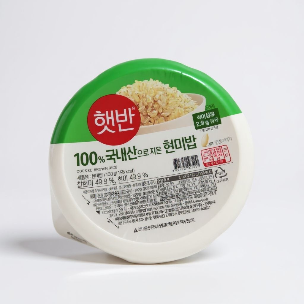 햇반 햇반 현미로지은밥 130g 36개 소비기한26년6월5일