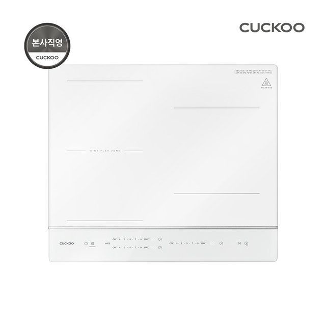 앤쿠쿠 쿠쿠 화이트 인덕션 3구 CIR-E349FAW