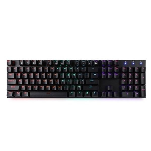 앱코 HACKER K640 축교환 레인보우 LED 게이밍 기계식 블랙 (갈축)