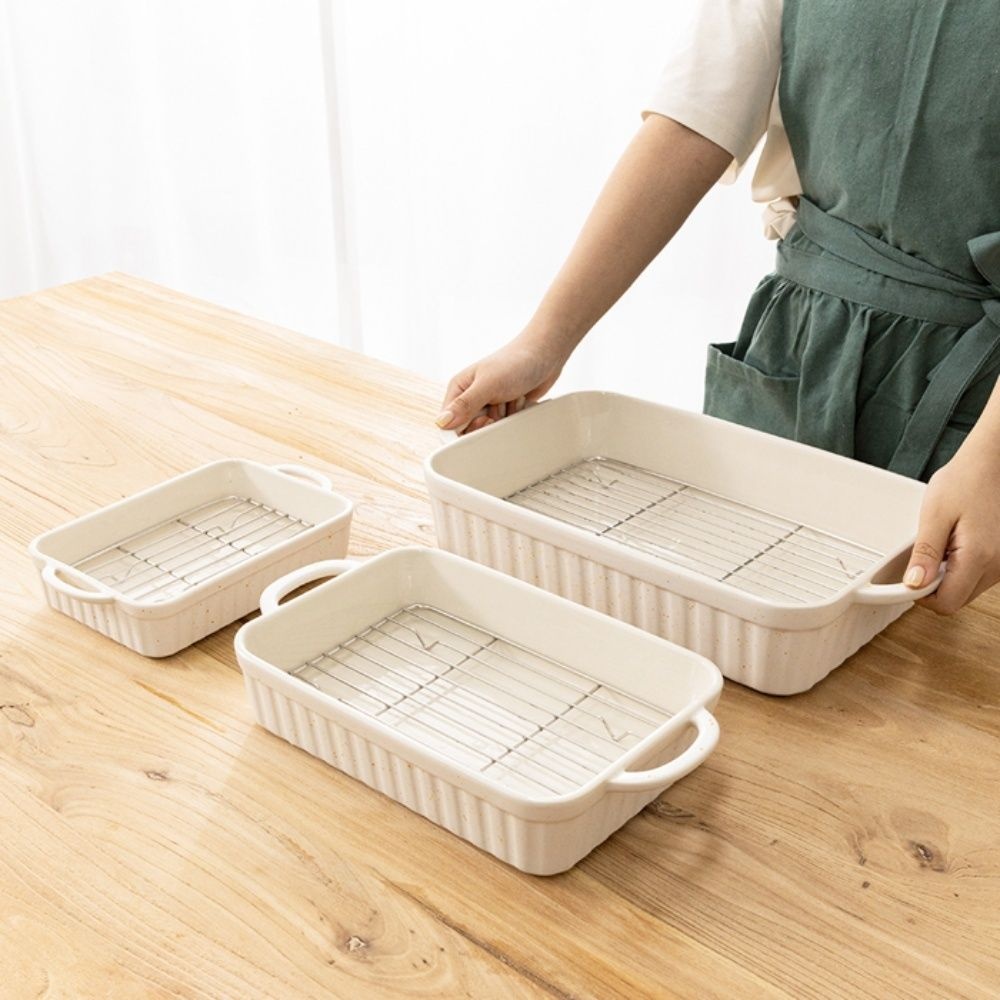 이터너티상사 밀키도트 오븐용 세라믹 바트 계란물 홈베이킹 다용도 손질야채 조리도구 전요리