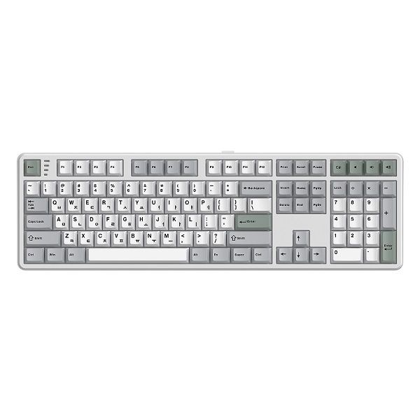 한성컴퓨터 GK798PRO 유무선 기계식 메탈 화이트 (라벤더 또각)