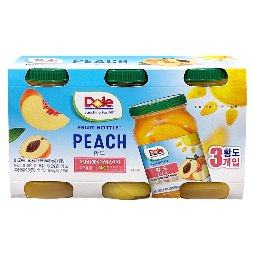 코스트코 냉장 DOLE 황도슬라이스 666g x 3