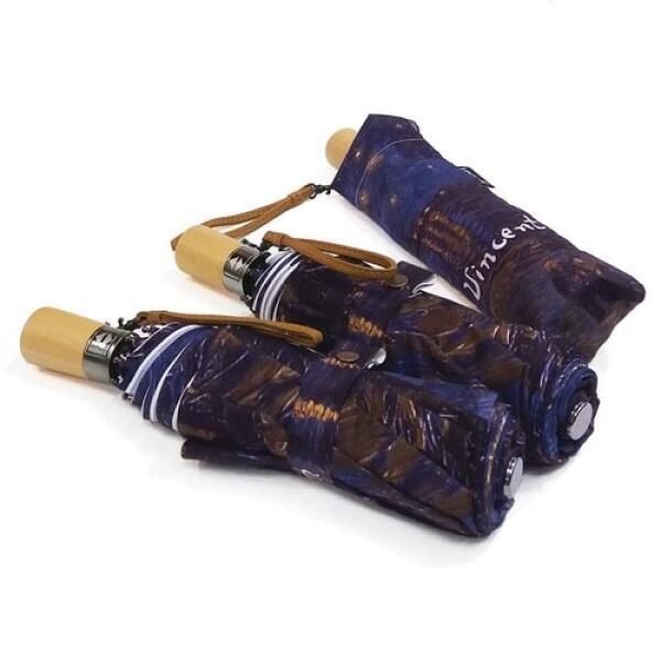 [아트박스] /헬로레인캣츠 명화_우블리-고흐 론강의 별밤 우산양산겸용 3단자동우산