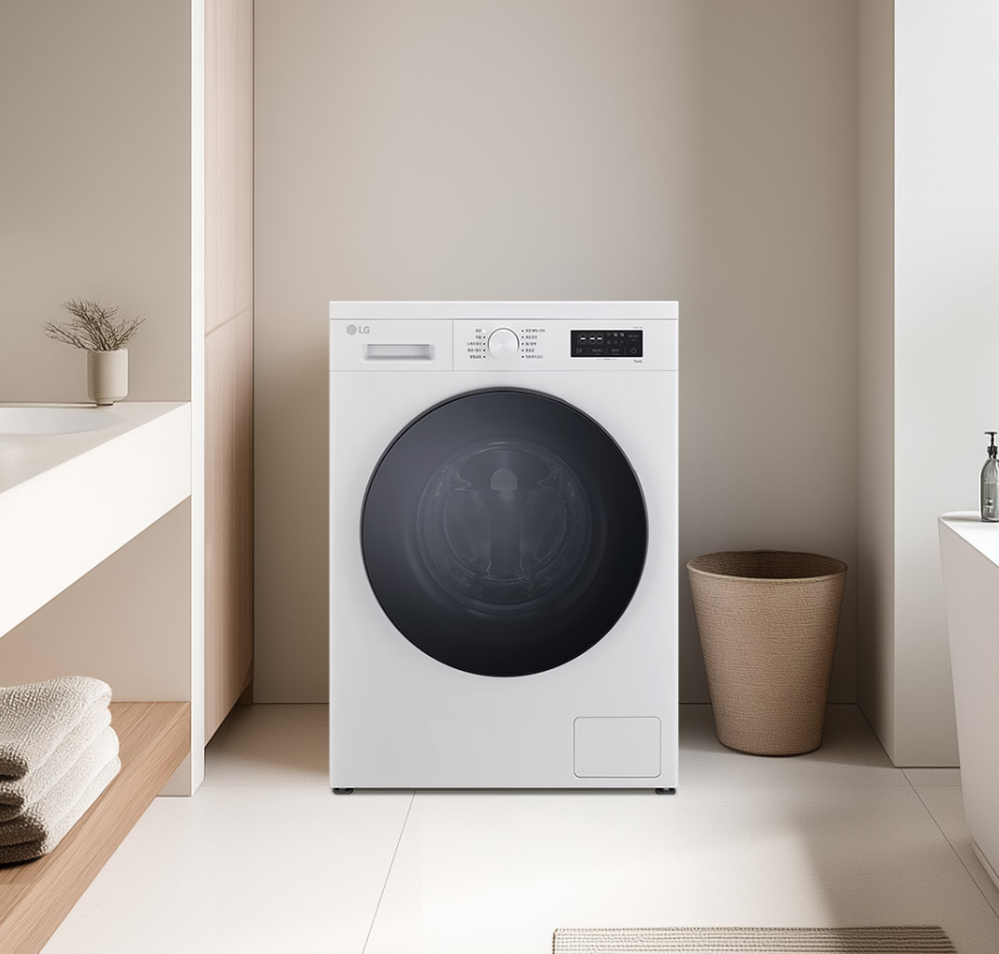 LG전자 LG전자 트롬 9kg 드럼세탁기 FY9WT 건조겸용 상판있음 화이트 인버터 DD모터