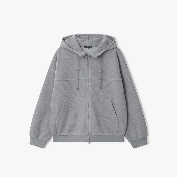 [롯데백화점] 리버클래시 남성 엘보패치 니트 텍스쳐 후드 집업 점퍼(LLF41664) LE1220652270