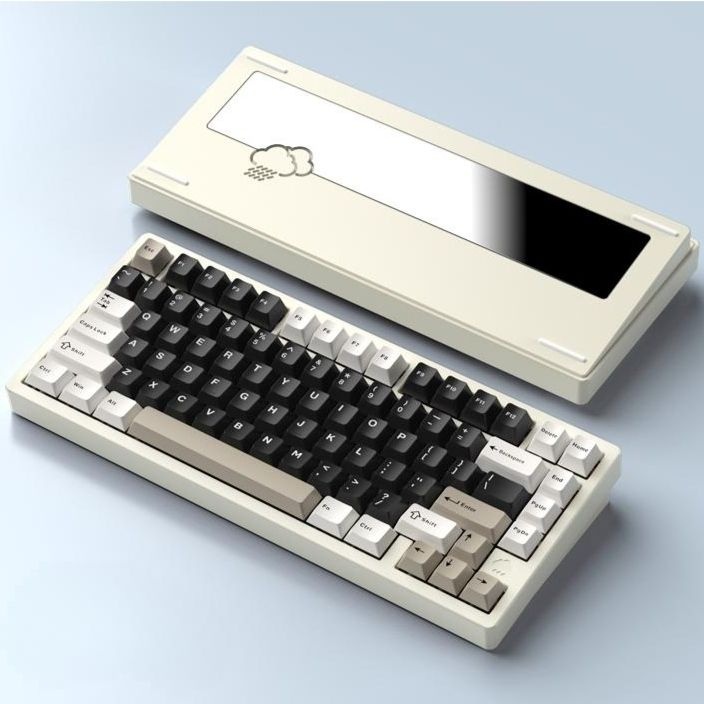 [해외] 레이니75 키보드 WOB Rainy75 치즈화이트 바이올렛축 중옵