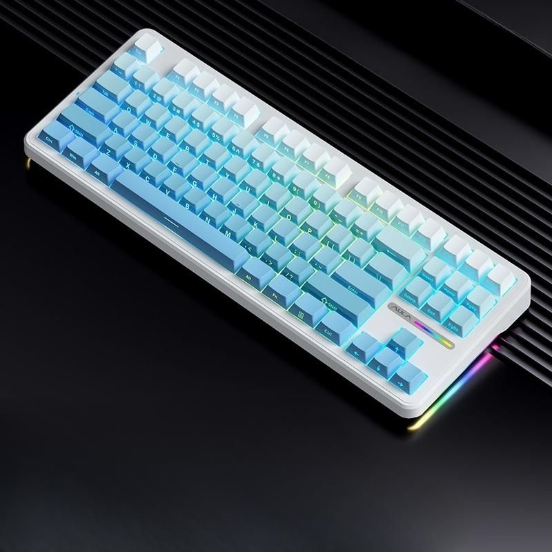 [해외] 독거미 F87 Pro 키보드 AULA 타란튤라 측각키캡