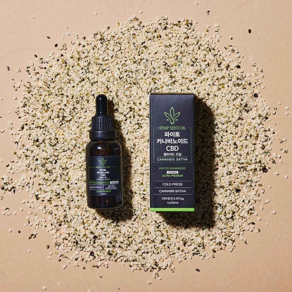(주)유강 파이토카나비노이드 CBD 순수 햄프씨드오일 30ml 2개