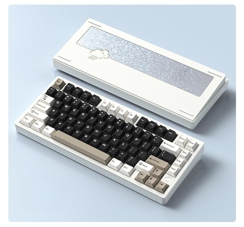 [해외] 레이니75 키보드 WOB Rainy75 밀크화이트 wob축 상옵