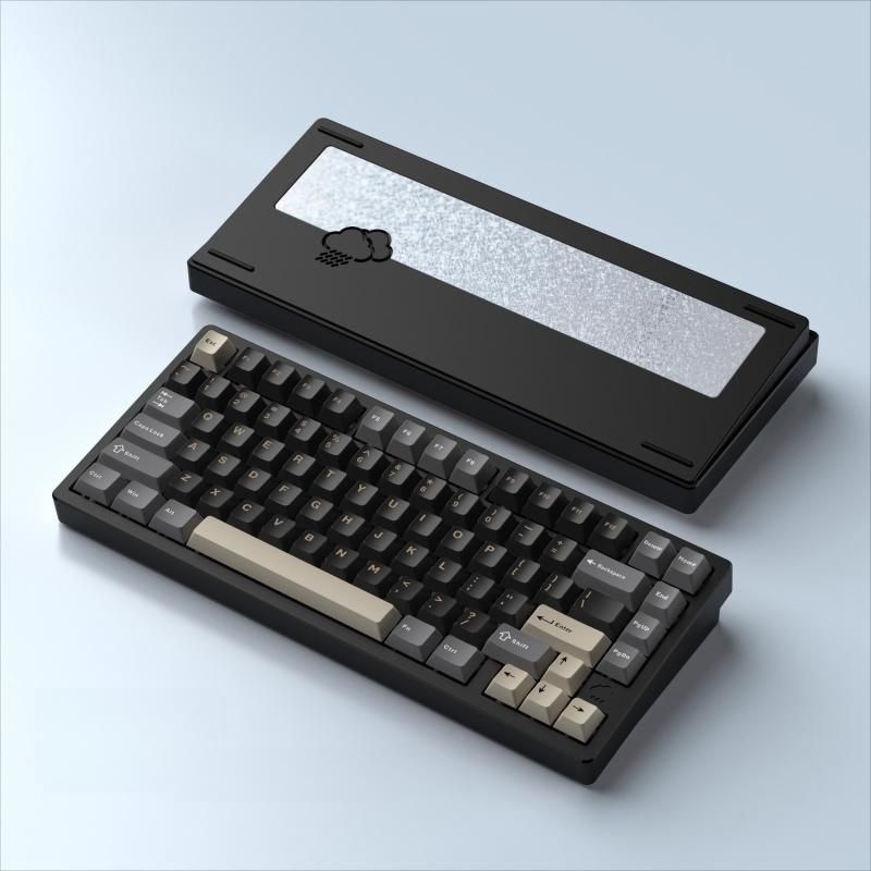 [해외] 레이니75 키보드 WOB Rainy75 블랙 wob축 상옵