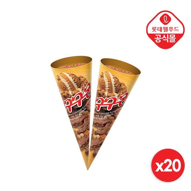 (현대Hmall) [롯데] 구구콘 올인 아이스크림 20개 세트