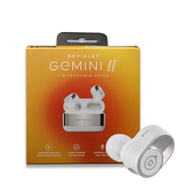 [해외] 데비알렛 제미니 II 무선 이어폰 프랑스 트루 와이어리스 노이즈 캔슬링 블루투스 헤드폰