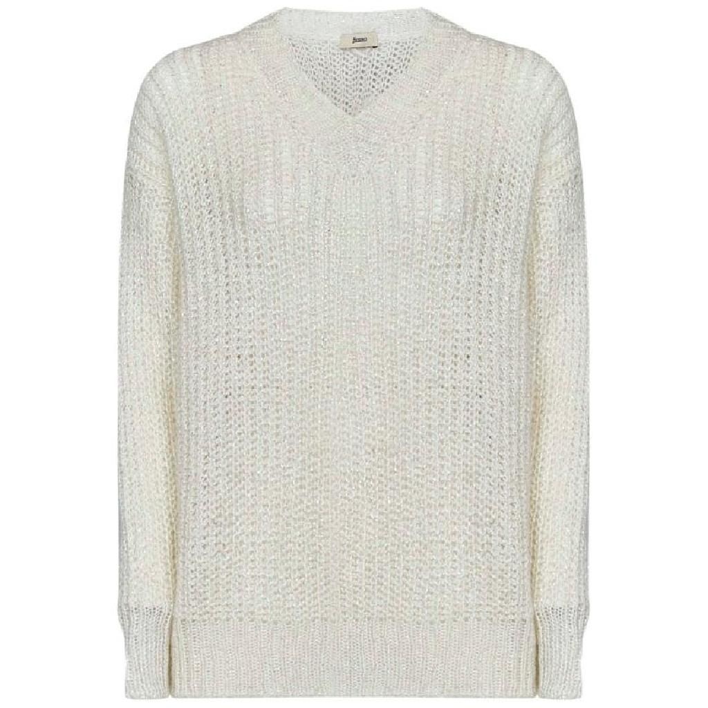 에르노 세퀸 장식 V넥 점퍼 MV000009D76052 1010 TP942349724