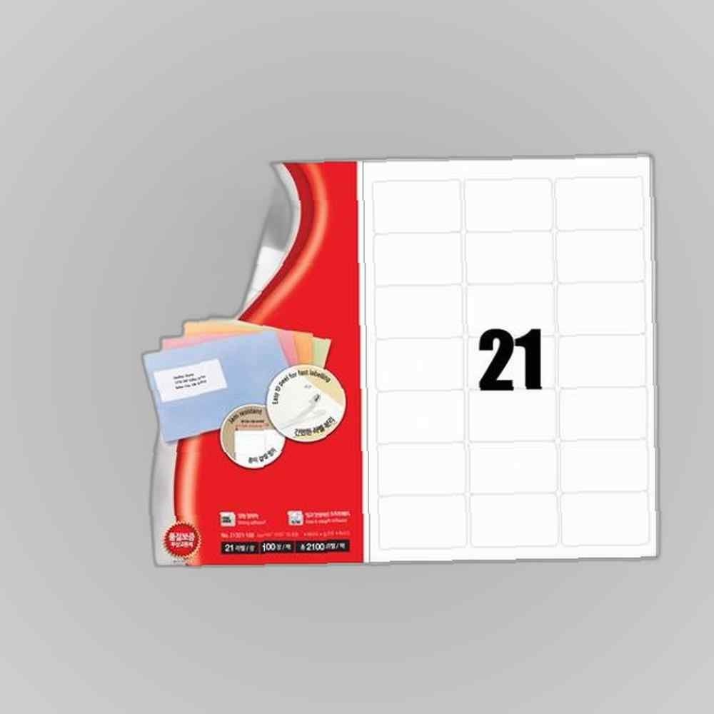 B1 3M 주소용 라벨 21321 100매 21칸 케이스 부착게시판 문서케이스 게시판 광고게시판