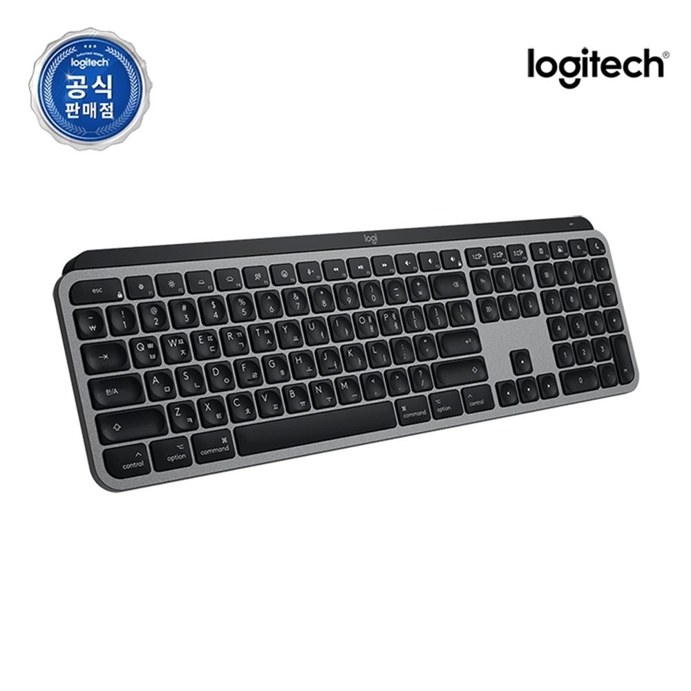 코리아 공식 MX Keys S for Mac 무선 키보드 스페이스 그레이, 팬터그래프