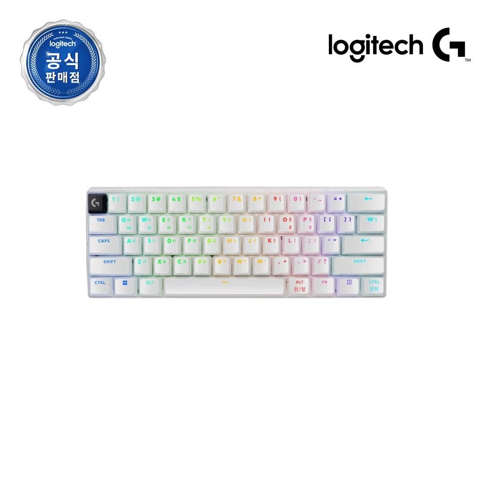 공식 G PRO X 60 LIGHTSPEED 게이밍 키보드 화이트, 택타일