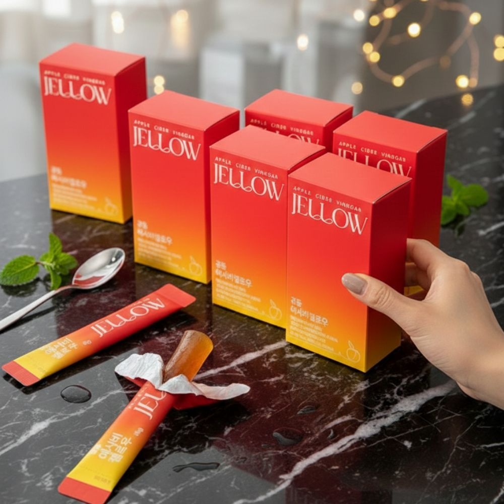 광동 애사비 젤로우 맛있는 혈당젤리 콜라겐 구미 젤리 14포 6박스