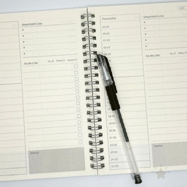 송마트협력사 목표 달성 다이어리 학습 계획표 수험생 스케줄 관리 노트 시험 준비 기록장 공부