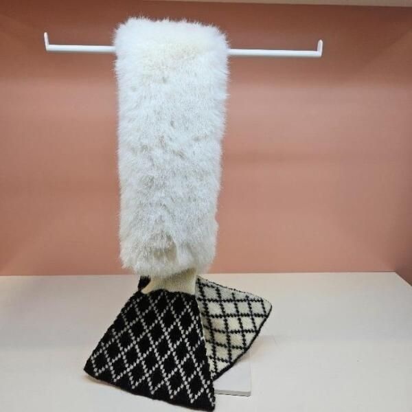 미센스 [미센스] HC42 쁘띠  니트 털 목도리 니트, 퍼, 목도리 MB4-AFM511Z