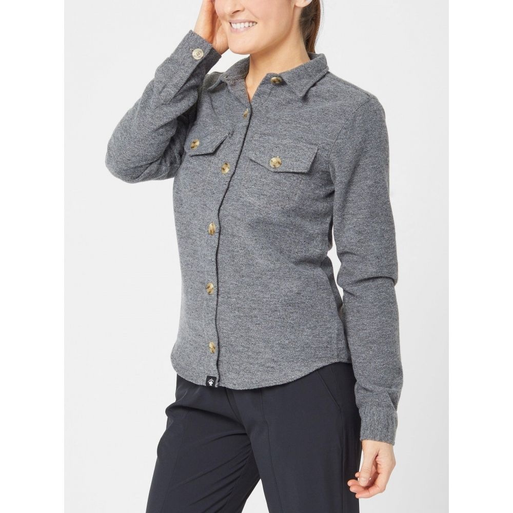 래빗 여성용 하이 컨트리 긴팔 울 RW397-60