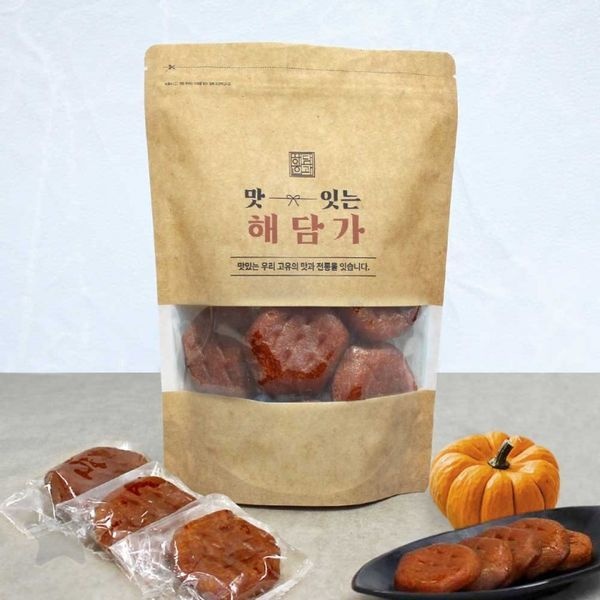 단호박 퓨레 넣은 전통 약과 명절 제사 차례 손님 접대 다과 간식 촉촉한 식감