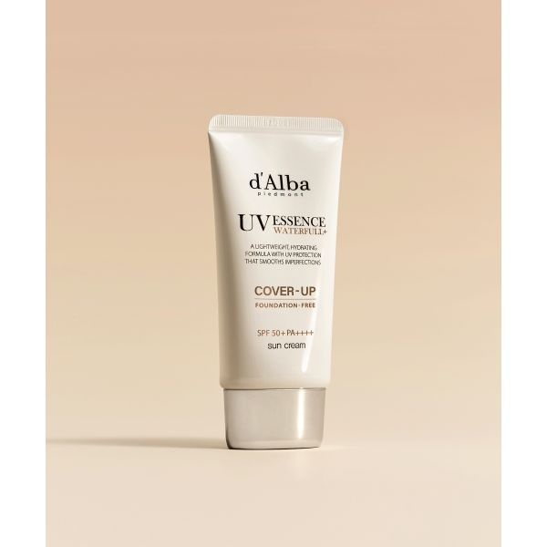 매장정품 D'ALBA 달바 워터풀 톤업 선크림 (커버 베이지) 50ml