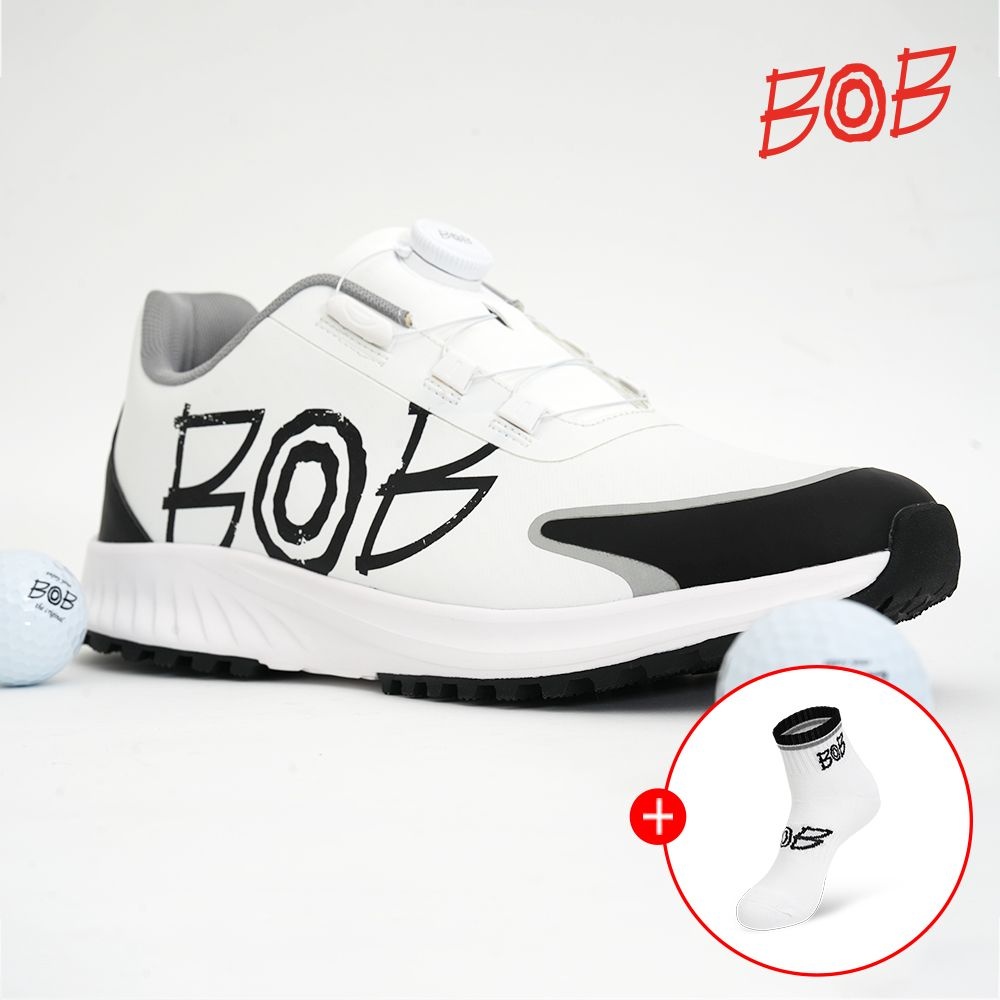 비오비 [BOB골프 런칭이벤트] 남성 톤배색 몰드 다이얼 골프화 - BGM6AGS5561 (양말증정 BGM5ASC904)