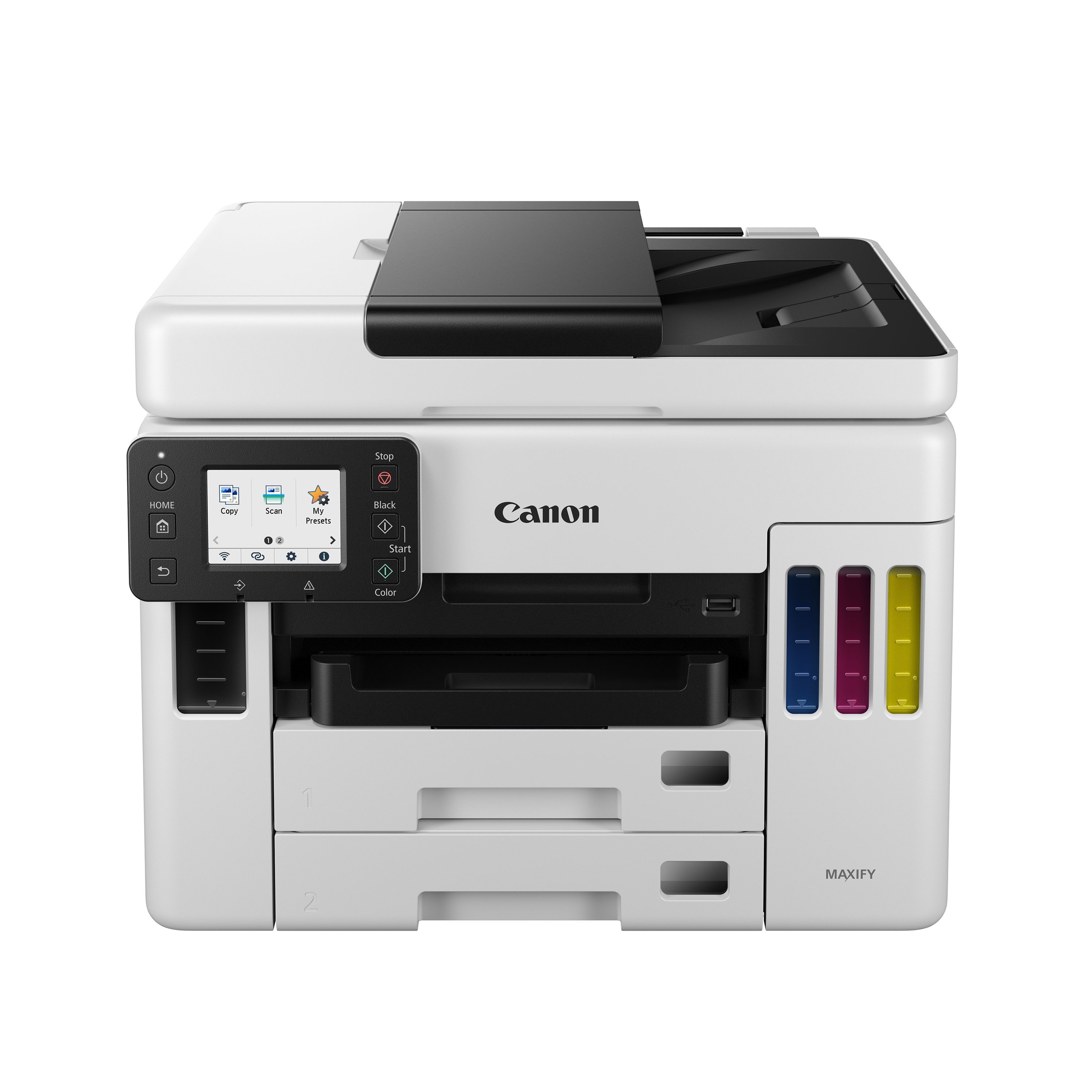 제이티알네트웍스 협력사 캐논 정품 정품잉크포함 팩스 GX7092 맥시파이 복합기 프린터 사무용