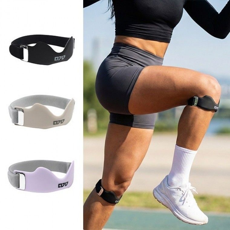 포커스핏 실리콘 에어쿠션 슬개건 무릎관절보호대 헬스 러닝 테니스 N01 2개입