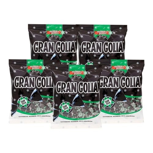골리아 캔디 그란골리아 이탈리아 목캔디 160g x 5봉세트
