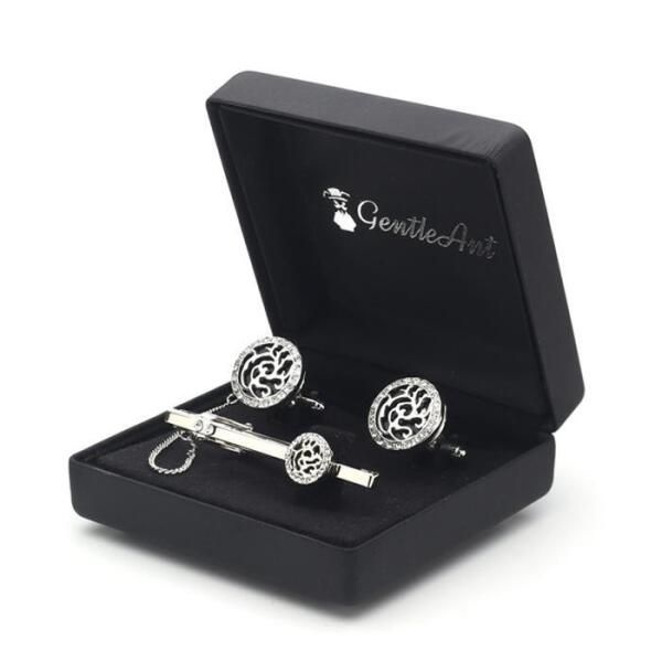 [셀러허브잡화] 젠틀안트 넥타이핀커프스버튼세트 GR08-1D857