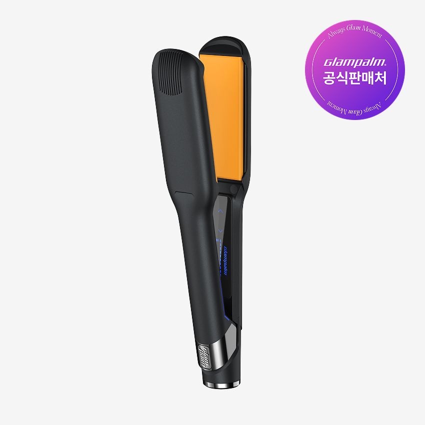 [GP501TBK] 글램뮤즈 터치 플랫 와이드 (오리지널블랙) 특대 매직고데기