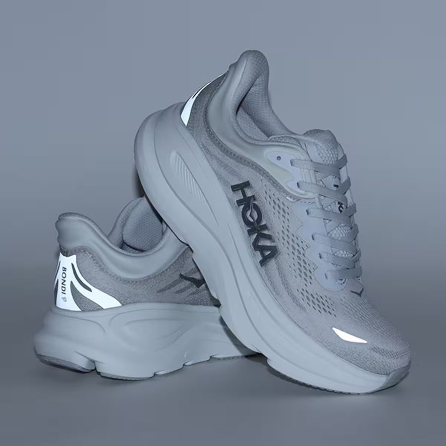 호카 [해외] 호카 본디 9 와이드 여성 런닝화 조깅화 발볼넓은 운동화 실버 1162014-SDSTS