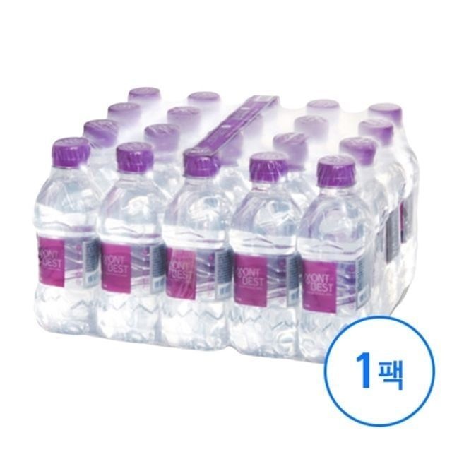 330ml 몽베스트 생수 20병 유라벨