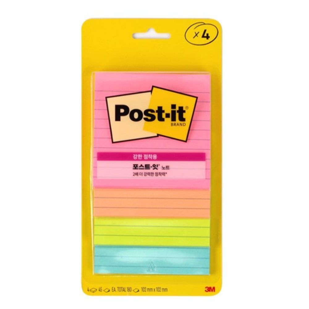 [LLON] 포스트잇 102X102 예쁜메모지 모니터메모