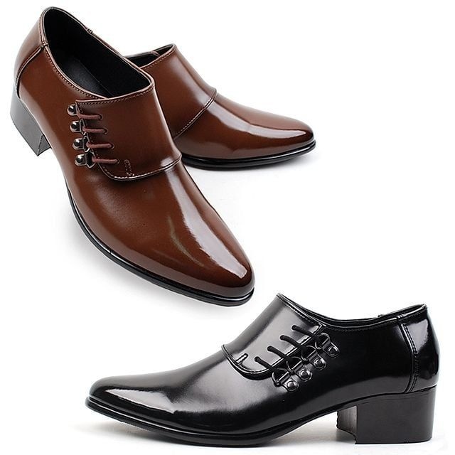 Jitae 협력사 다온샵 빅사이즈 남성구두 M3376 슬림형 4CM 정장화