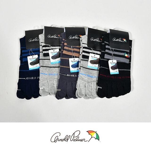 한플 파트너 다온샵 스트라이프 링글 신사 발가락 단목 양말