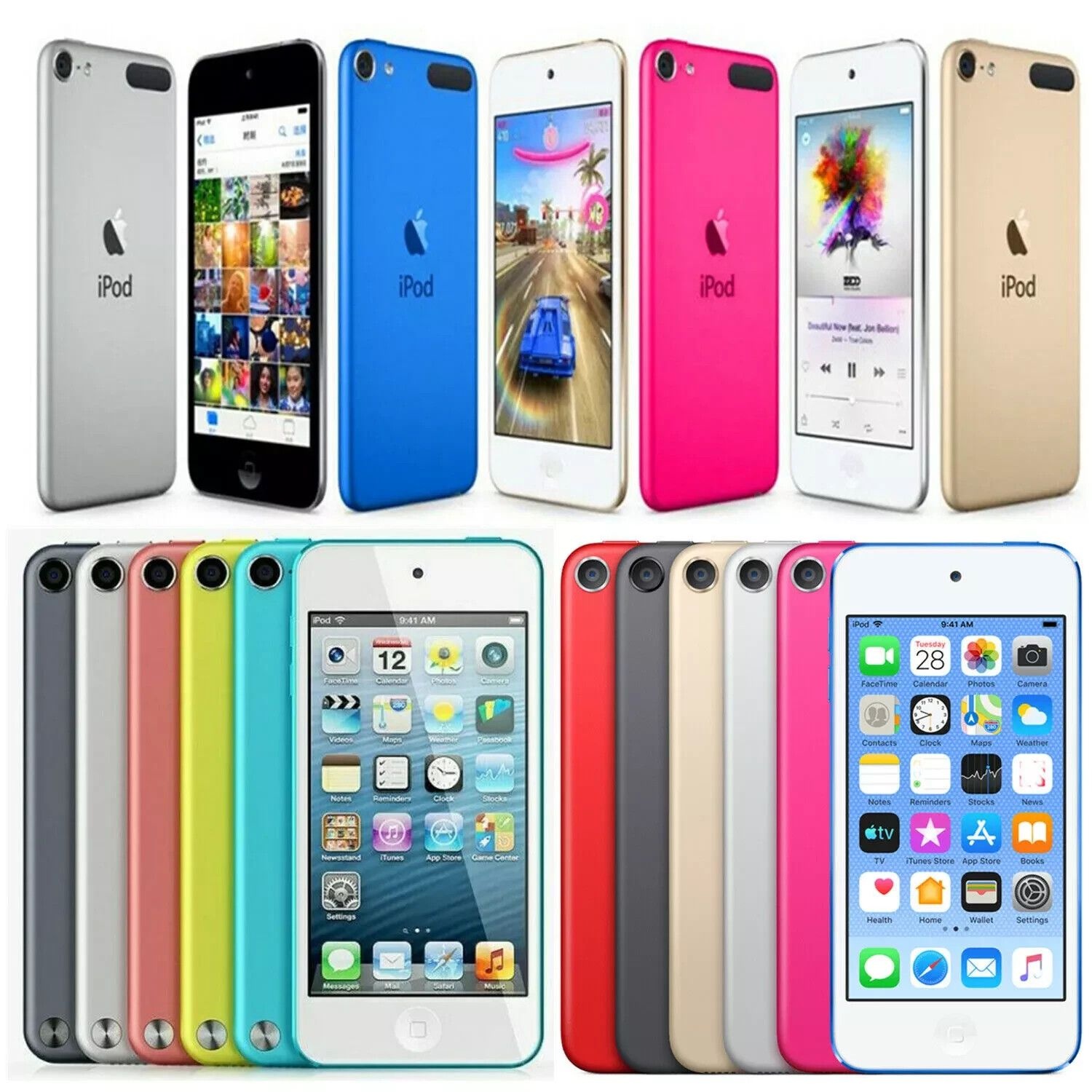 Apple iPod 아이팟 터치 5세대 6세대 7세대 16GB 32GB 64GB 128GB 256GB SSPHHWJG 706572