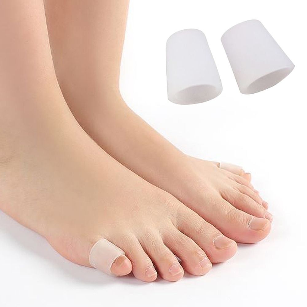 재미니스 협력업체 발가락 휨방지 실리콘 보호대 2P 마찰방지 분리 커버 고정 구두 엄지 쿠션 골무
