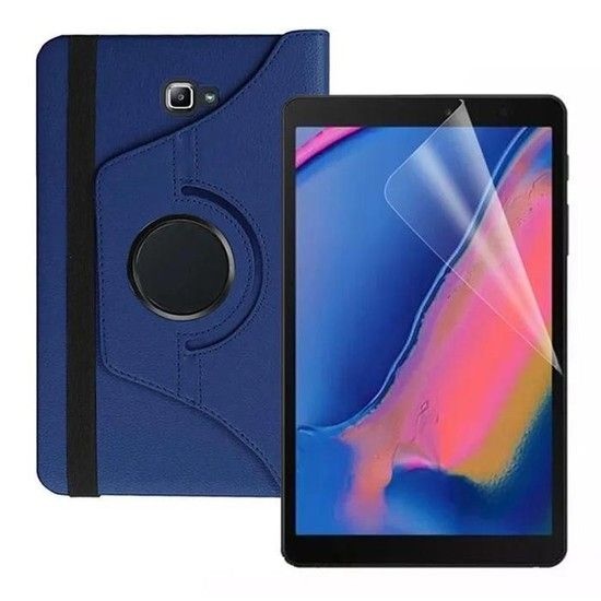 갤럭시탭A 내추럴10.1 2016 회전 케이스+액정보호 필름 2매