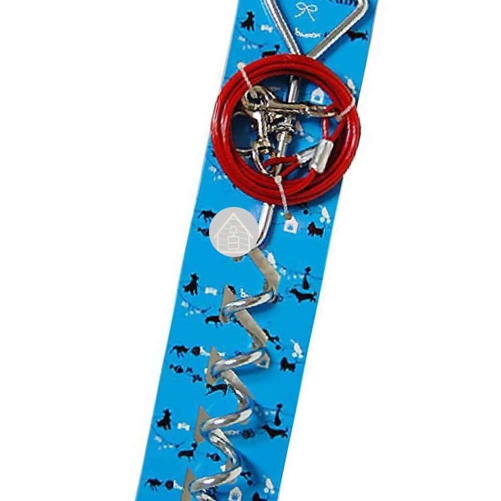 스테인레스 말뚝 와이어줄 세트 개목줄 강아지줄 강아지말뚝