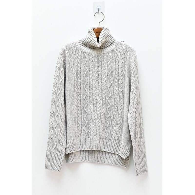 비꼴리끄 케이블 조직 니트 풀오버 B224KU1010 891217