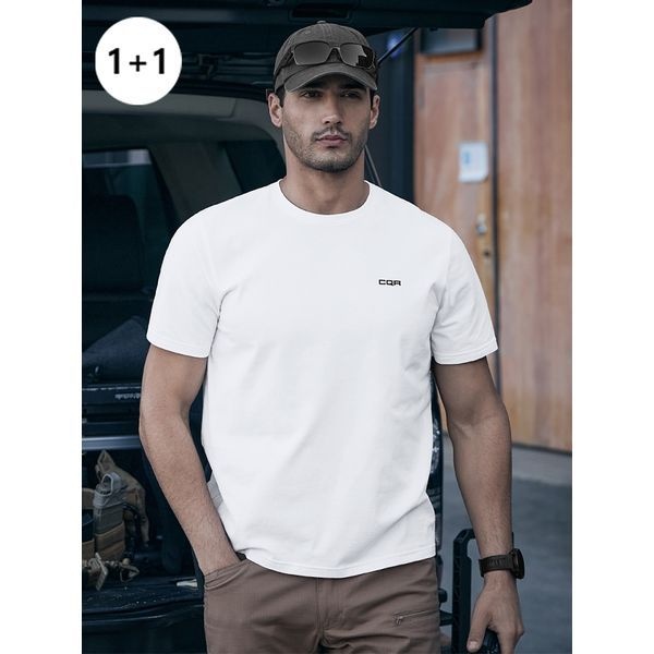 CQR [하프클럽]남성 반팔티 면티 무지티셔츠 CQ-TOS002