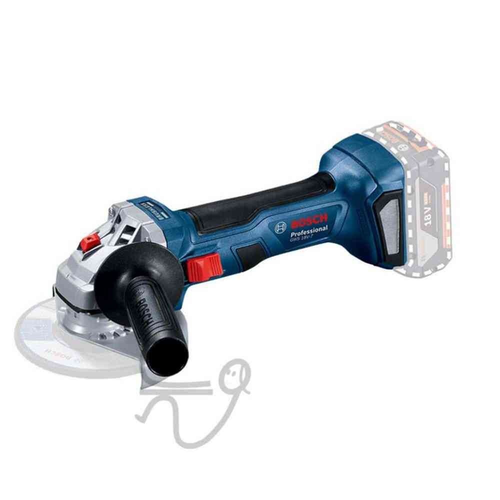 N6 BL모터 GWS18V 7 충전그라인더 본체 베어툴 무선전동그라인더 무선핸드그라인더