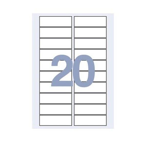 세모네모 전찐산 라벨지 C-3050 주소라벨 100매 20칸