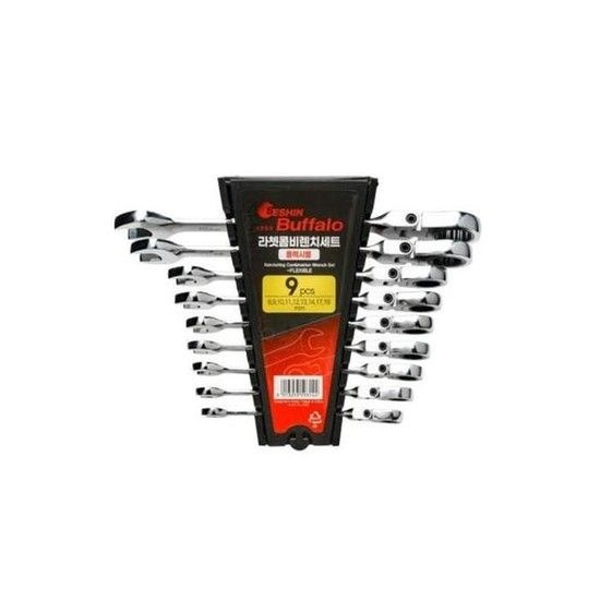 75315 원픽플렉시블 라쳇콤비렌치세트 9PCS 수작업 깔깔이