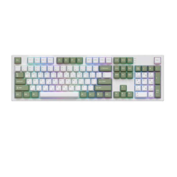 앱코 COX 저소음 게이밍 키보드 그린 페블축 켓 마운트